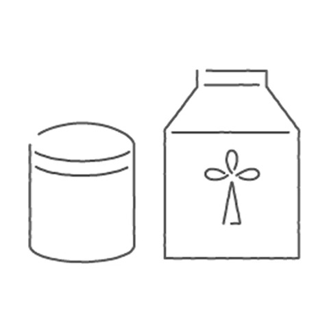 骨壷と骨箱が並ぶ朝霞市葬儀社 アトラスの火葬式プランを示すイラスト