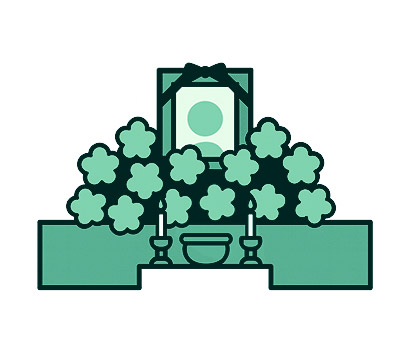 朝霞市葬儀社 アトラスの家族葬プランは白木祭壇が含まれています。